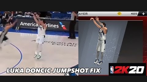 Luka Doncic Jumpshot Fix V5 (Realistic) | NBA 2K20 Mobile