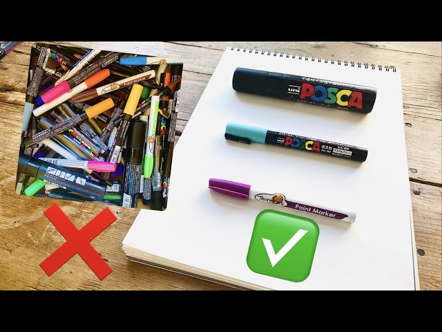 Never Use This Paper With Posca Pens! 😡 Posca Tips #art
