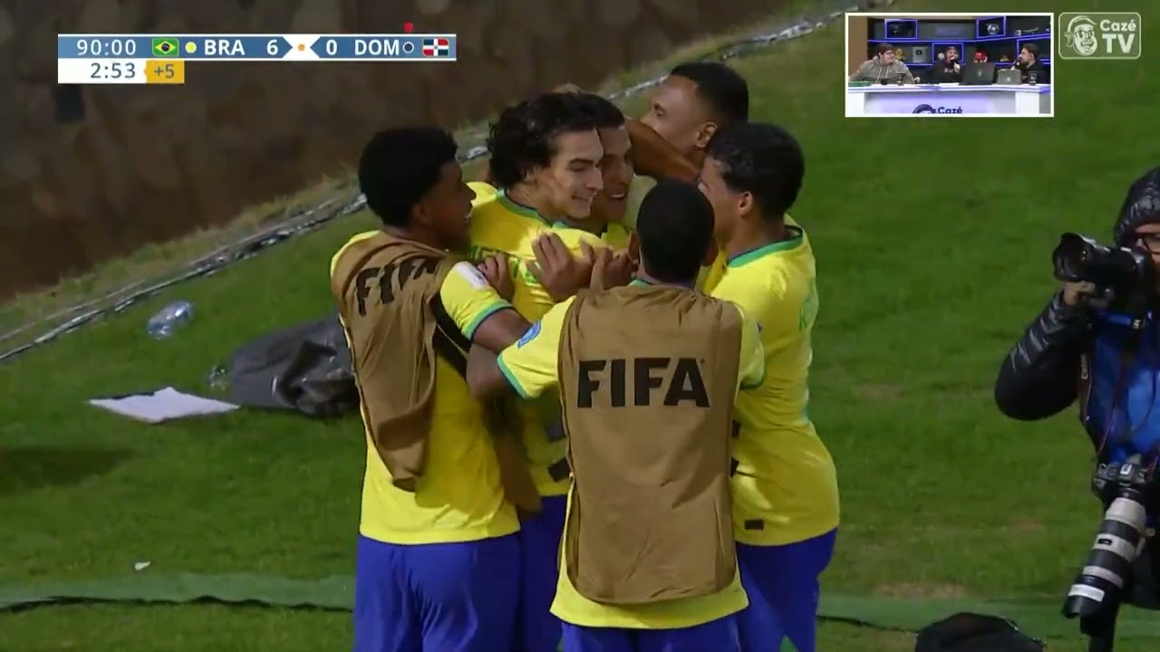 MATHEUS MARTINS FAZ O SEXTO GOL DO BRASIL CONTRA A REPÚBLICA DOMINICANA NA COPA DO MUNDO SUB-20!