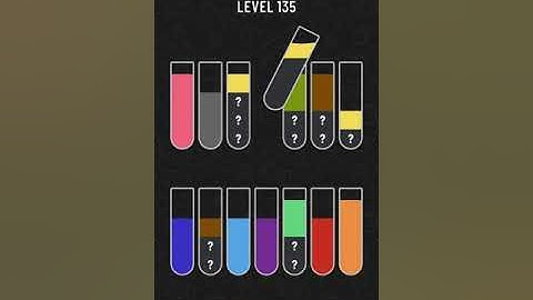 【Water Sort Puzzle】 Level 135