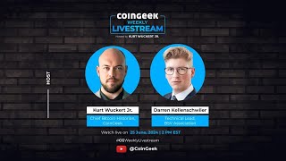 Darren Kellenschwiler explains BEEF transactions on BSV | Weekly Livestream | Ep 23 | S4