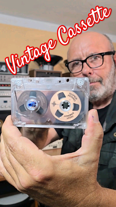 Vintage Audio Reel to Reel Cassette - Aluminium Reels - SUPER FERRO @Angelicaaudio