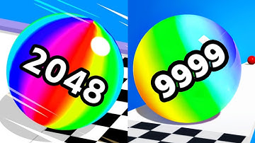 Ball Run 2048 Vs Epic Ball Run 3D | All Level Gameplay Walkthrough Android.iOS New Update!