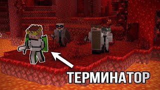 3 Спидраннера против ТЕРМИНАТОРА (эксперимент) Minecraft