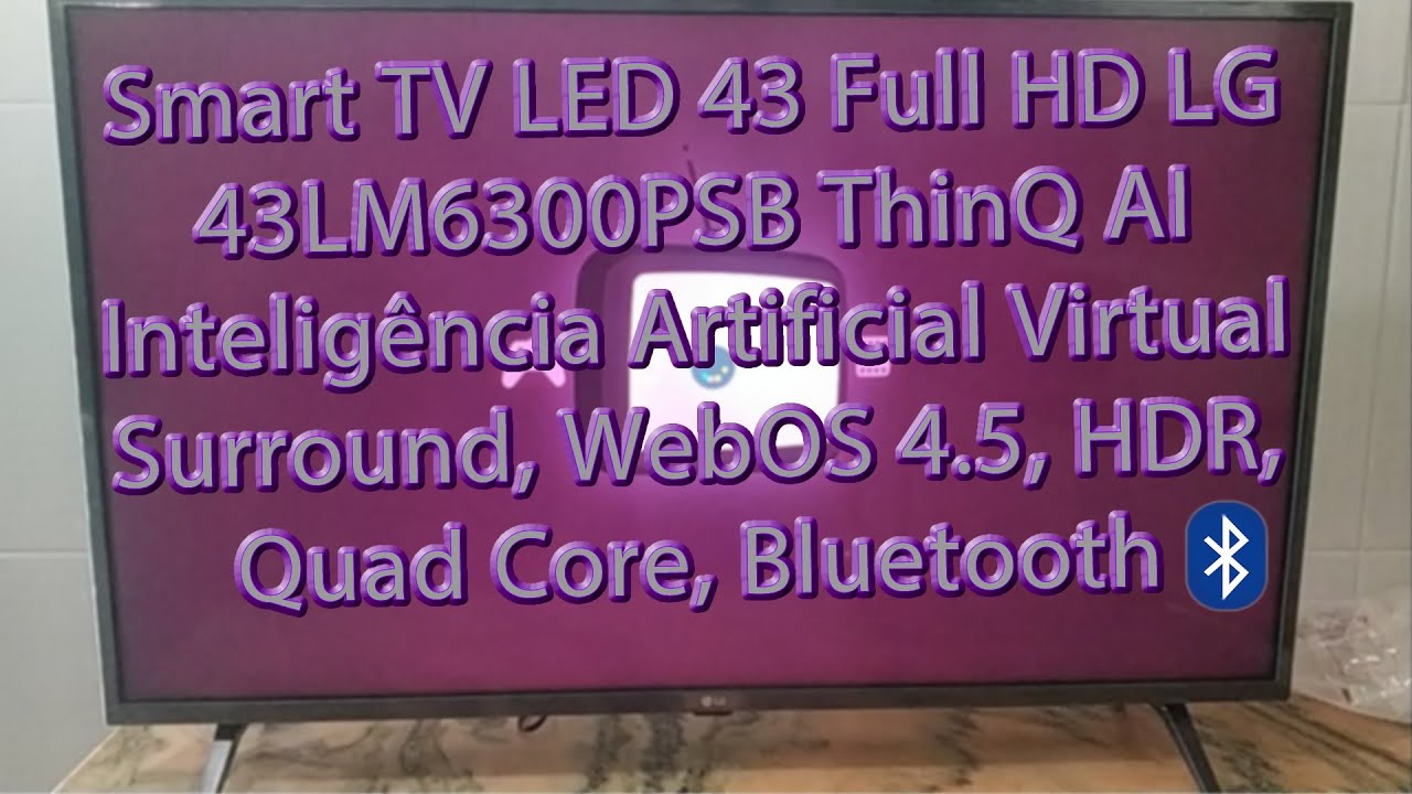 Televisor Smart UHD 4K LG 43 pulgadas Led Thinq Ai 43U