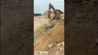 Machine Eats Mountain: Monster Excavator Devours Rock
