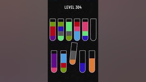 Water Sort Puzzle level 304
