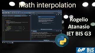 Math interpolation (Python) // Rogelio Atanasio