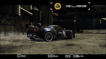 NFSMW 2005: Customization: Lotus Elise 