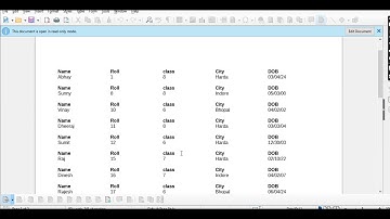 10th IT Unit 3 Ch 12 Creating Report Using Wizard LibreOffice Base