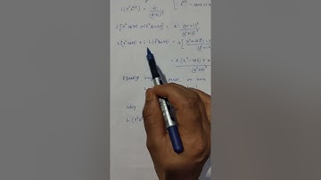 Laplace transformation Ex-5.2