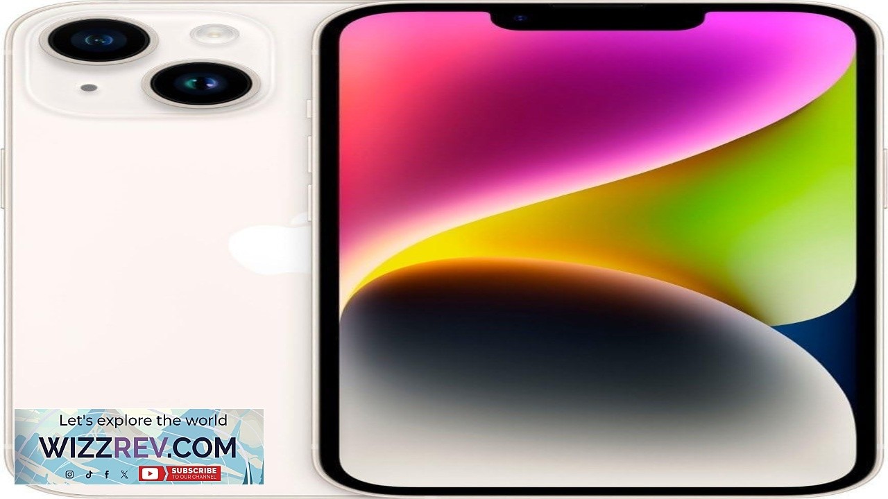 Apple iPhone 14 128GB Starlight Unlocked (Renewed)