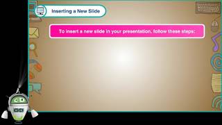 Inserting a Clip Art, Inserting a New Slide and Saving a Presentation | Class 4-Chapter 5 - Part 5