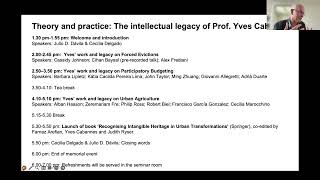 Theory and practice: The intellectual legacy of Prof. Yves Cabannes