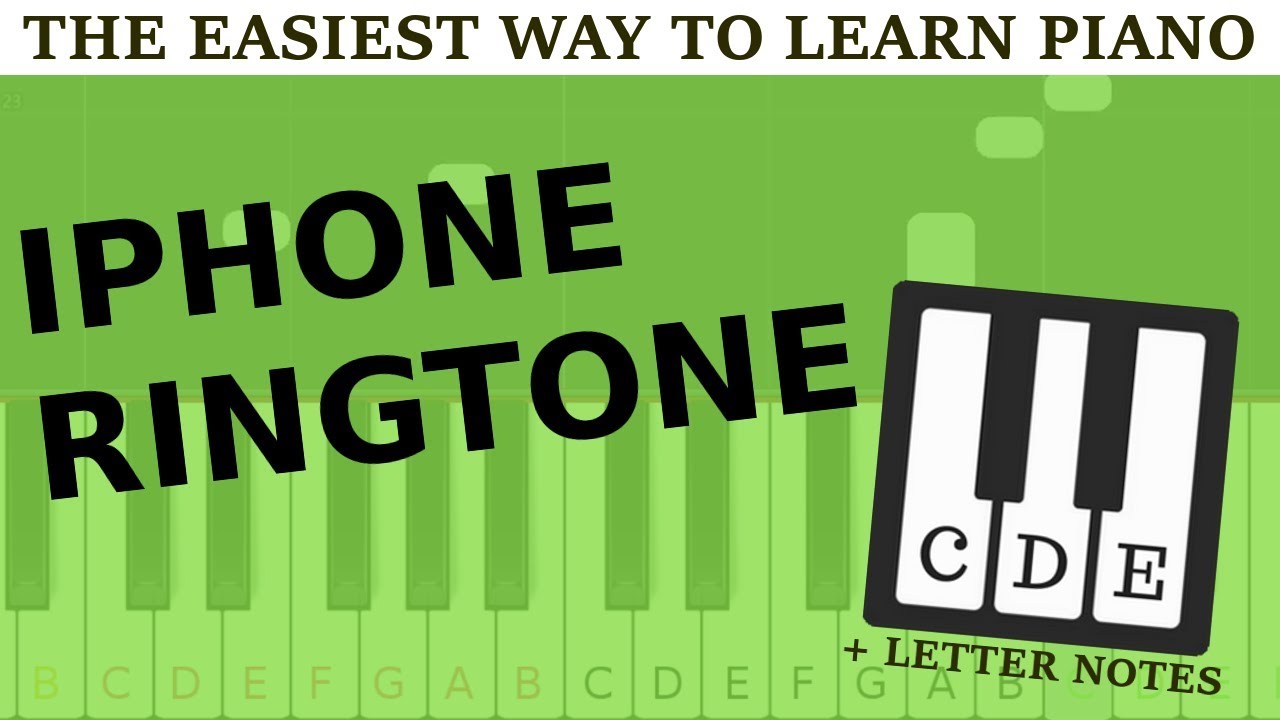 Iphone Ringtone Easy Piano Song Simple Piano Song Piano Notes For Beginners - sans piano notes roblox