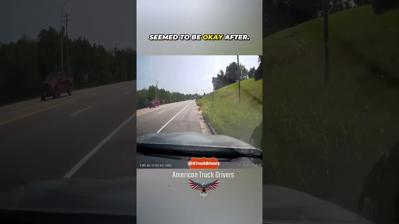 Dump Truck Following Too Closely Causes Crash With Dash Cam Vehicle and Ranger, Resulting in Total L