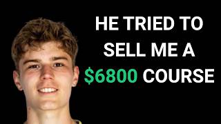 He Pitched a Course to a Channel That Exposes Scams