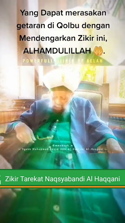 Zikir Tarekat Naqsyabandi Al Haqqani