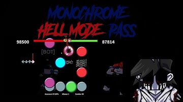 MONOCHROME HELL MODE PASS 98% ACURACCY | ROBLOX