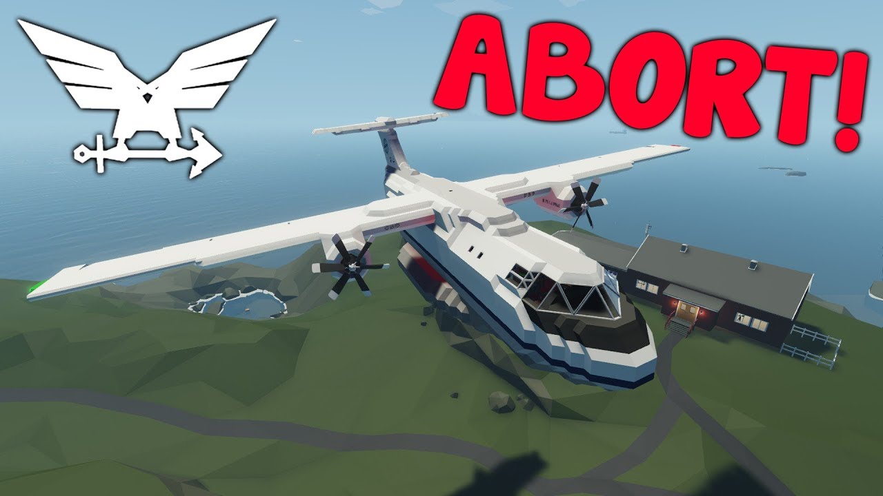Aborted Landing! - Stormworks: Build and Rescue - MKM 112 - YouTube