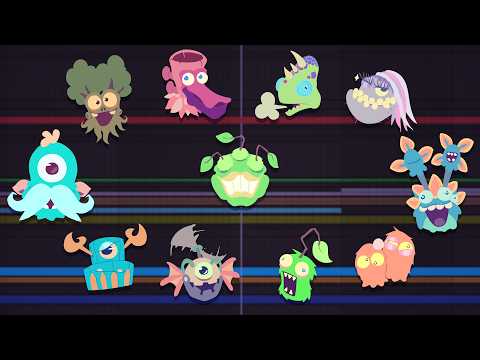 I Made A My Singing Monsters Islands Out of Random Monsters (Full Song Only)