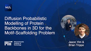 Diffusion probabilistic modelling of protein backbones in 3D | Jason Yim & Brian Trippe