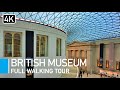 Virtual Tour of British Museum London UK - Walking Inside British Museum