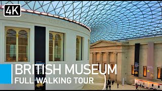 Virtual Tour of British Museum London UK - Walking Inside British Museum