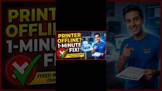 Printer Stuck Offline? 1-Minute Fix! 🖨️