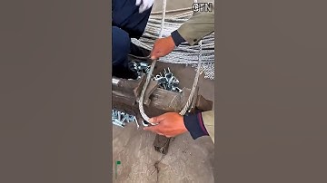 Steel Wire Rope Swaging Process | Strong Cable Loop for Construction