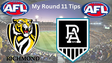 My Round 11 AFL Tips & Margin Comp