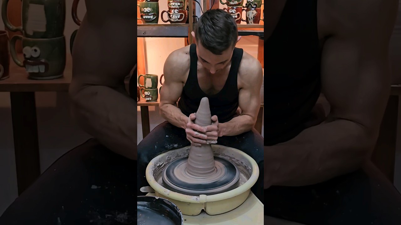 Oh no! I messed up my serving bowl on the pottery wheel! 