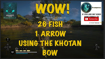 26 FISH WITH 1 ARROW USING THE KHOTAN BOW (NEW RECORD) in ACValhalla, NEW LOCATION NEAR RAVENSTHORPE
