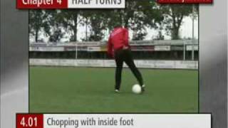 Ball Skills18 - Half Turns - Chopping with inside foot