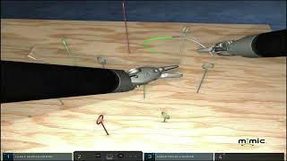 da Vinci Skills Simulator, Thread the Rings,