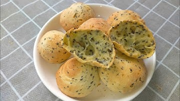 Cách làm BÁNH MÌ MÈ ĐEN HÀN QUỐC bằng nồi chiên không dầu siêu ngon | Vào Bếp Vlog |