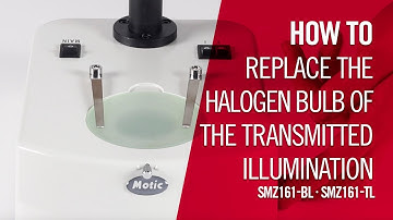 How to replace the Halogen bulb of an SMZ161