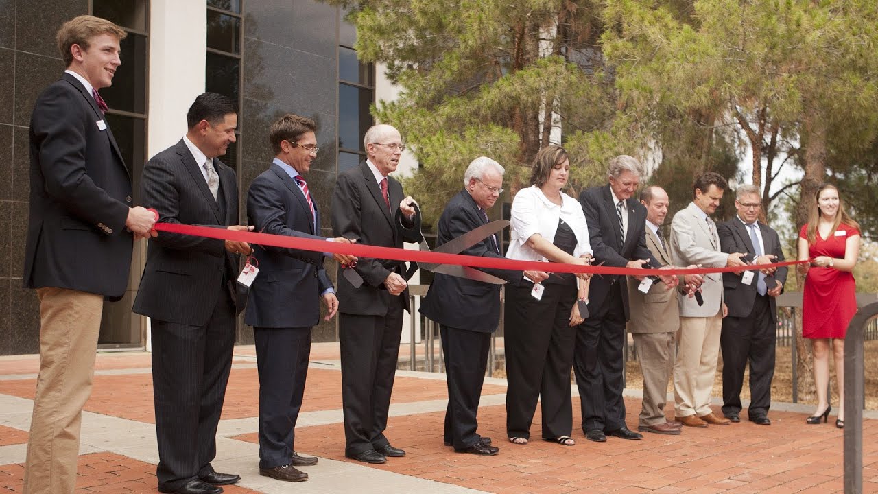 Ribbion Cutting for the New Media & Communication Building