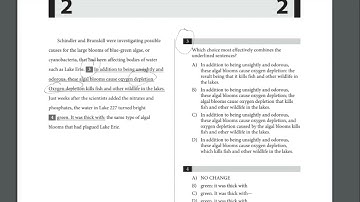 SAT Writing: Combining Sentences