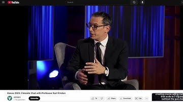 Verses Sustainable Autonomous Active Inference Agent Interface (Genius) - Karl Friston at Davos 2025