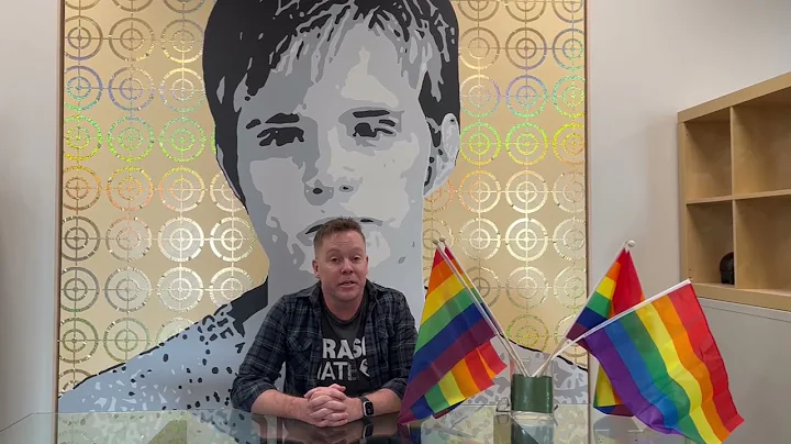 Jeff Mack of The Matthew Shepard Foundation Delive...