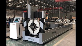 How to use plasma cut square pipe material,Special nesting software for plasma pipe cutting machine.