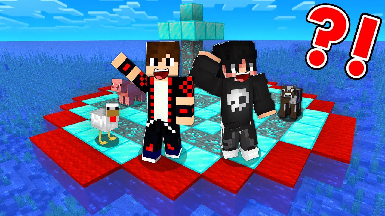 ماين كرافت : ممنوع اخرج من دائرة الدايموند الحمراء!!؟