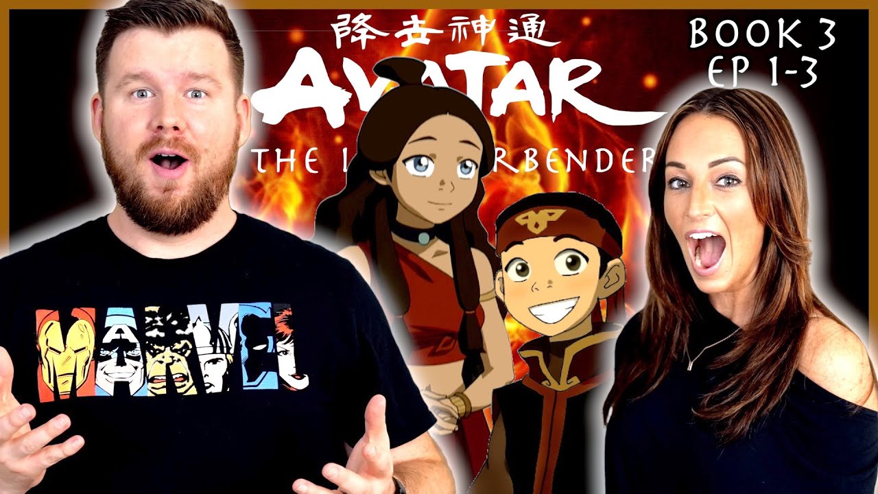 My wife and I watch Avatar: The Last Airbender for the FIRST time || Book 3 Episode 1-3