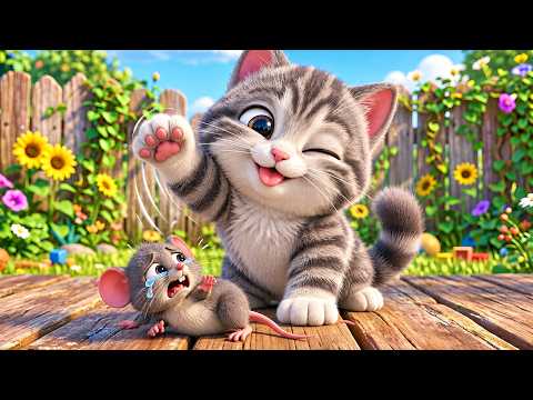 Meow Meow Billi Karti | Hindi Rhyme For Kids | म्याऊ म्याऊ | Balgeet In Hindi |