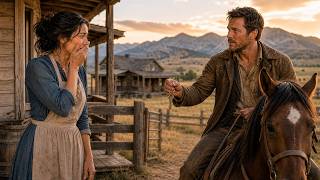 They Kicked Her Out for Helping a Cowboy… Then He Rode Back and Said, “I Bought the Ranch for Her”