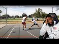 When Hoopers Play w/ HOOPER HOOPERS LOL! King Of The Court vs FLIGHT REACTS & D1 Point Guard!