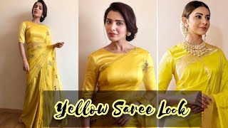 Yellow Saree Look_Bollywood Saree Collection