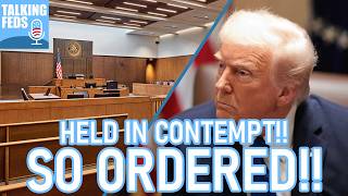 Judge Holds Trump DOJ in Contempt as IT ALL FALLS APART