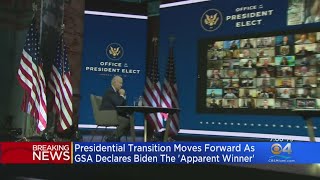 Presidential Transition Moves Forward As GSA Declares Biden The 'Apparent Winner'